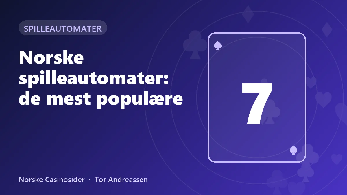 Norske spilleautomater: populære titler og nordisk tema